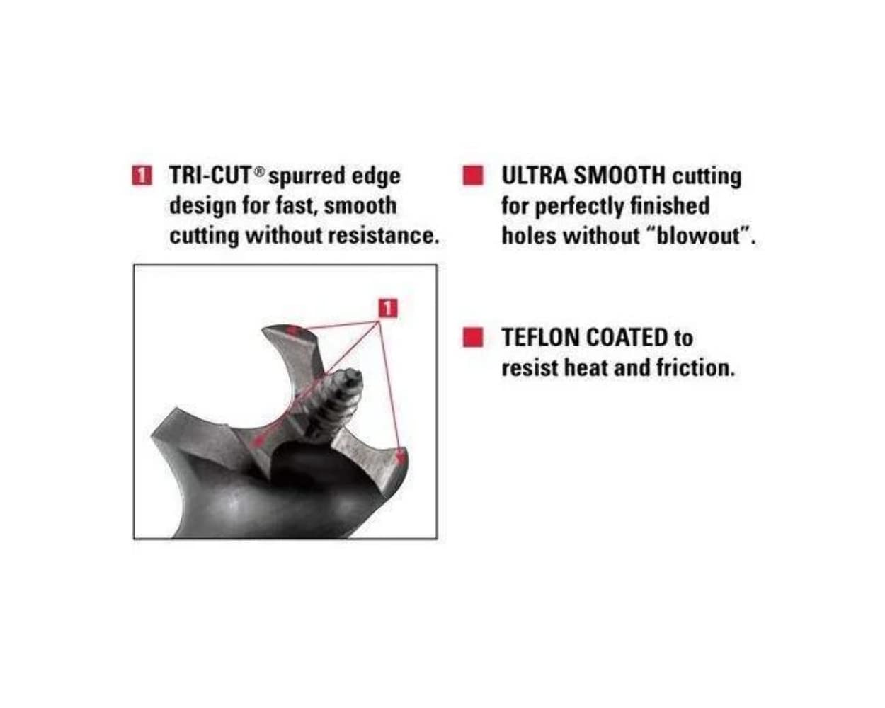 WoodOwl burr-free lead screw auger bit enabling easy starts and reduced buildup