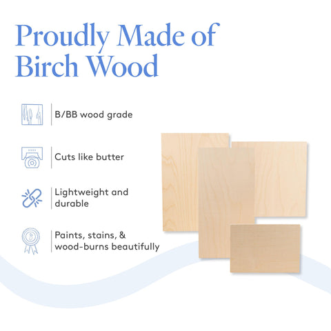 Woodpeckers BB-grade Birch face veneer yields a smooth finish