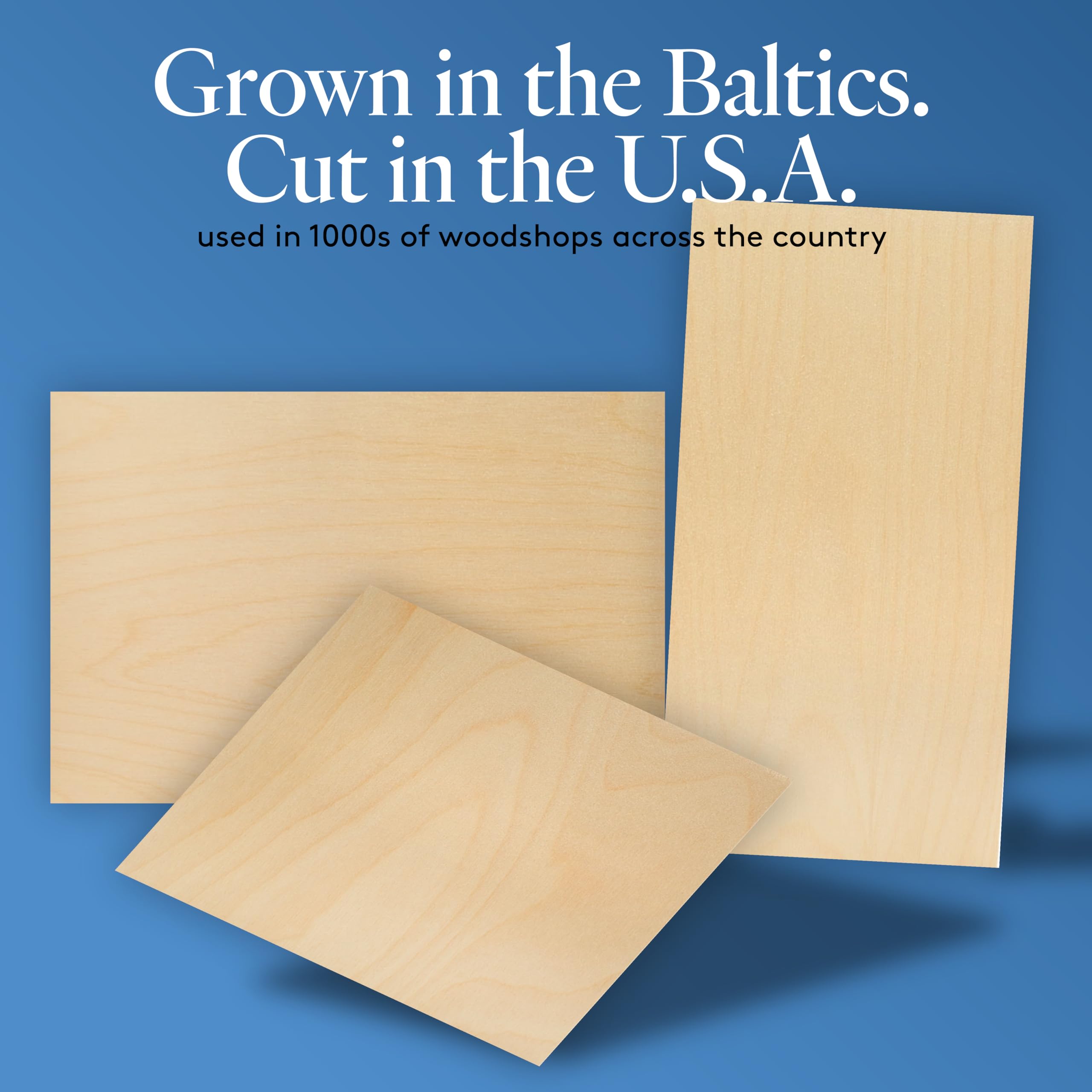 Woodpeckers Baltic Birch sheets ideal for CNC engraving and precise cuts