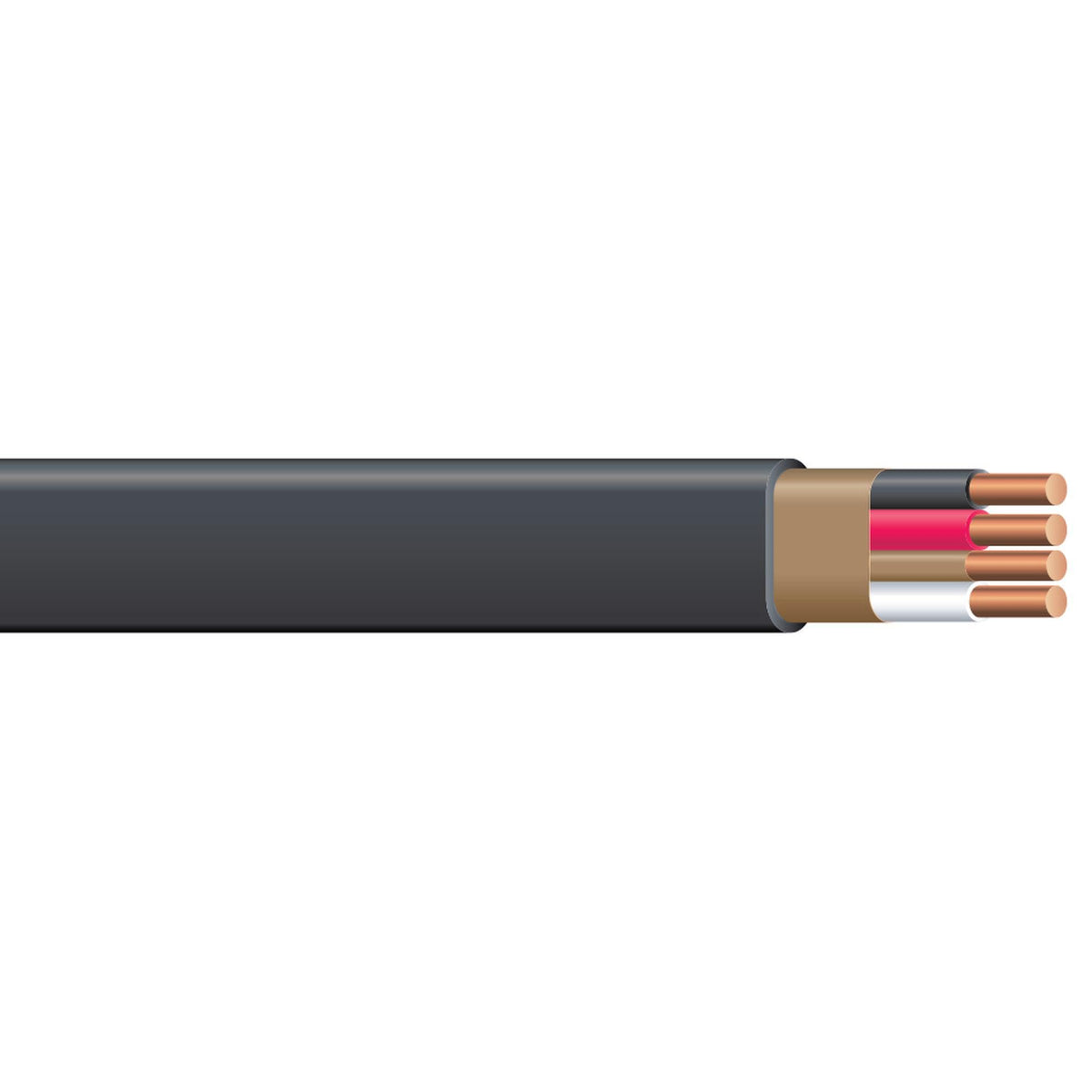 Woods Southwire NM-B cable coil ready for residential wiring applications.