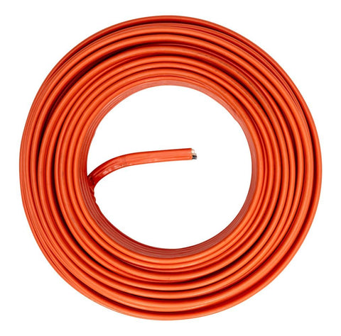 Above-ground installation of Woods Southwire NM-B cable in a wall cavity