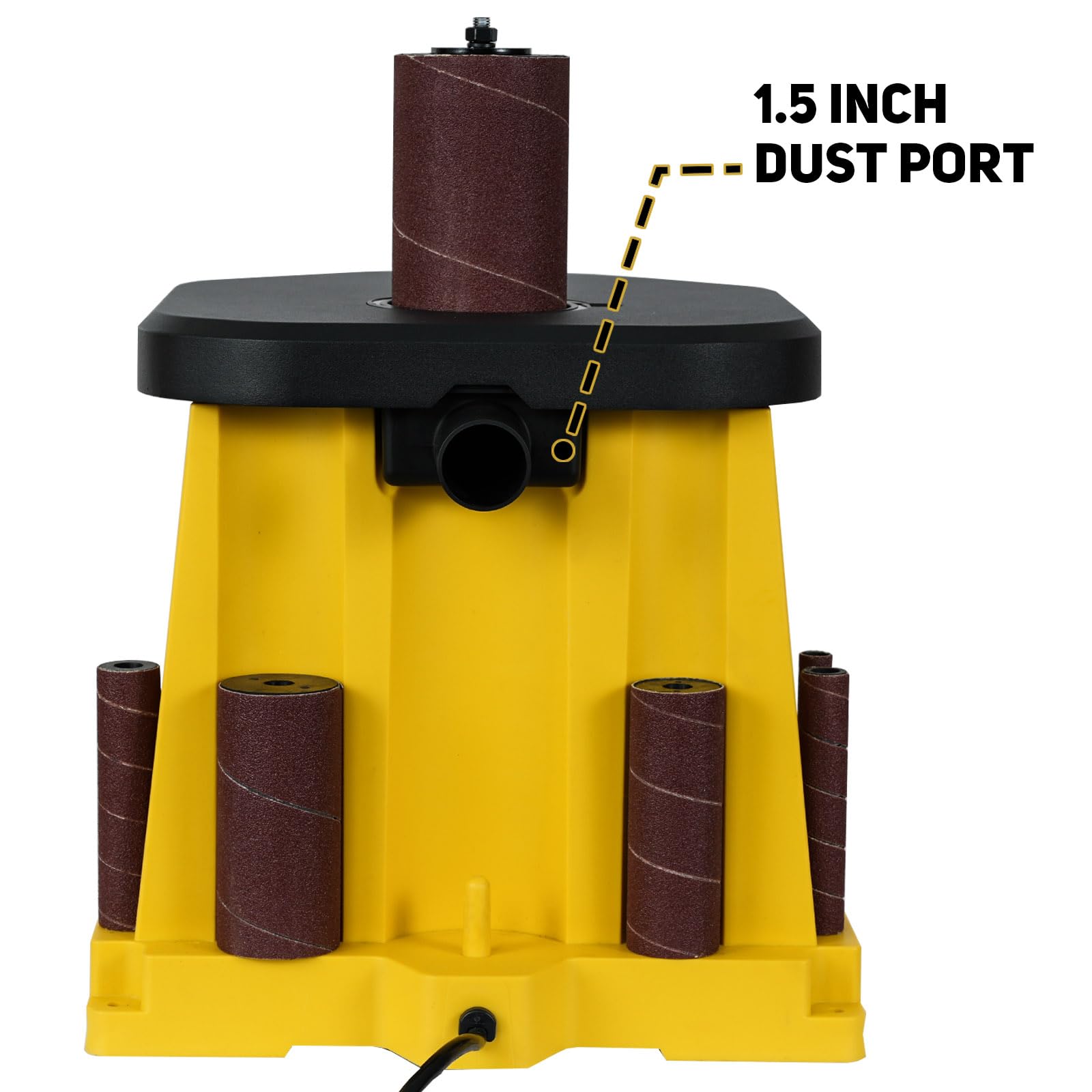 Woodskil 4A control panel with speed adjustment for precise finishes.