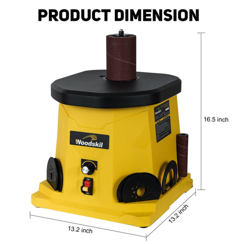 Woodskil 4A dust-collection in action supports tidy workspaces.