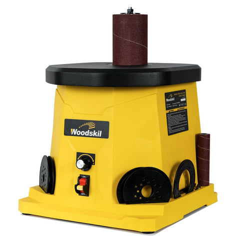 Woodskil 4A front-view spindle sander for precise curve work.