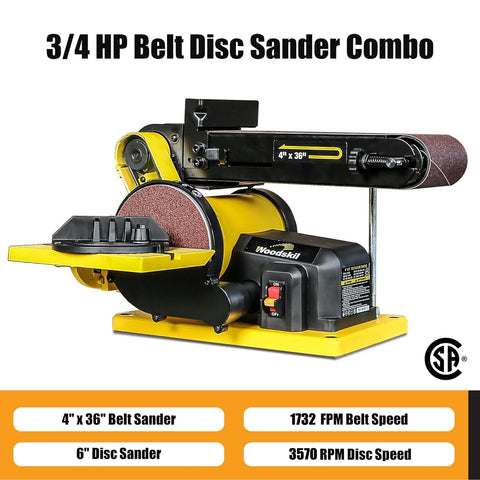 Woodskil dual dust ports improve cleanup during sanding.