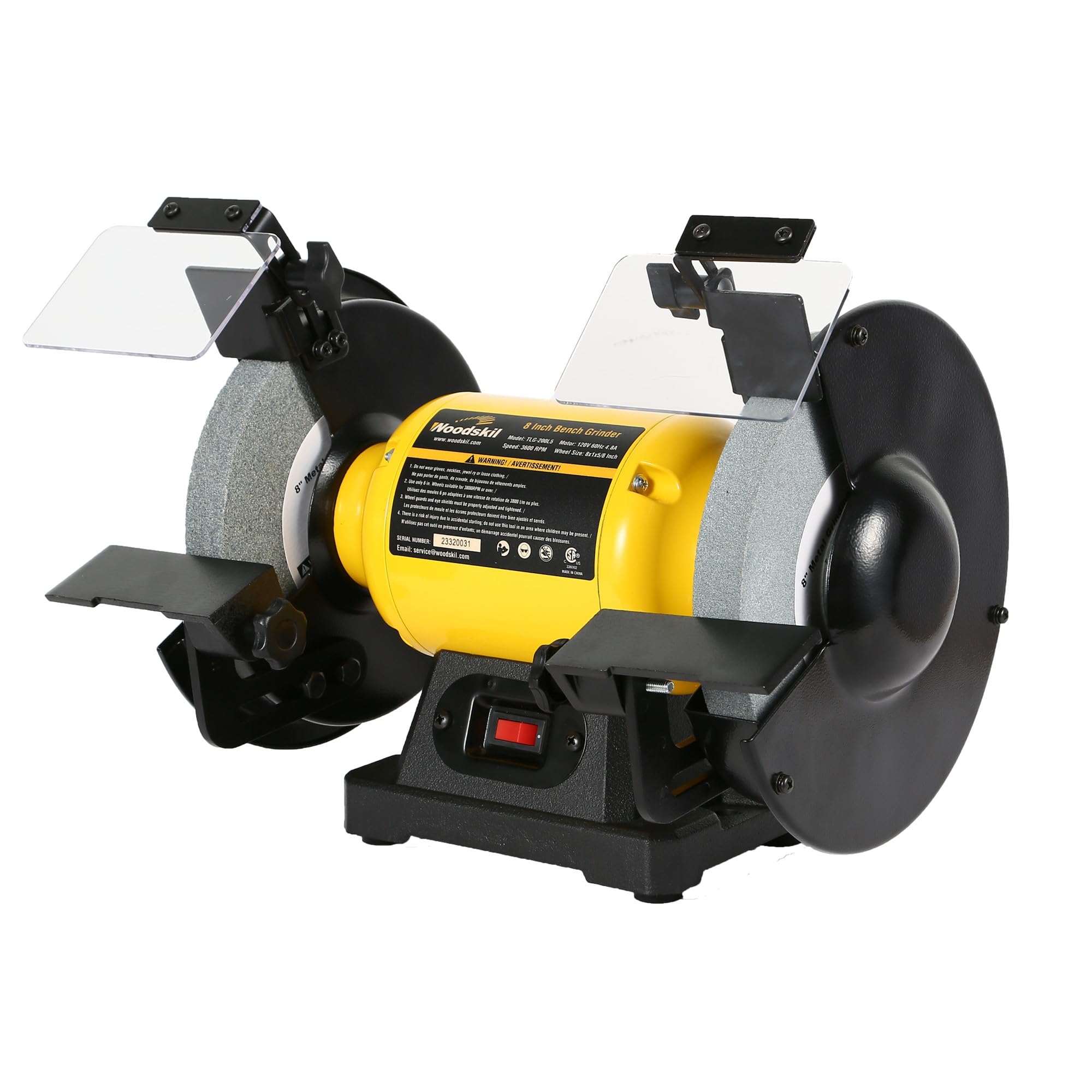 Woodskil bench grinder full unit for versatile sharpening tasks.