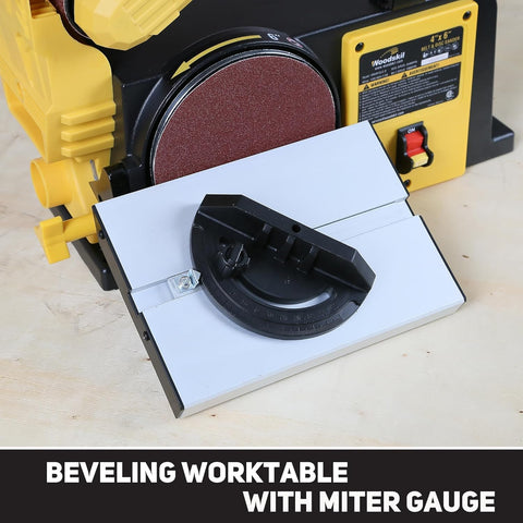 Woodskil dust exhaust system keeps workspace cleaner during sanding