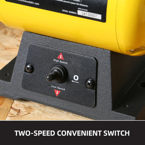 Woodskil iron base stable design reduces wobble during detailed polishing tasks