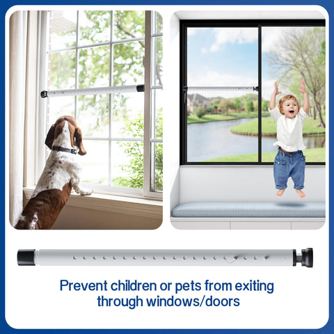 WooFog burglar-proof window bars withstand impact while keeping children safe.