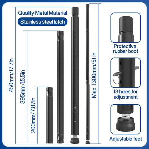 WooFog security bar with extensions included fits different door and window sizes