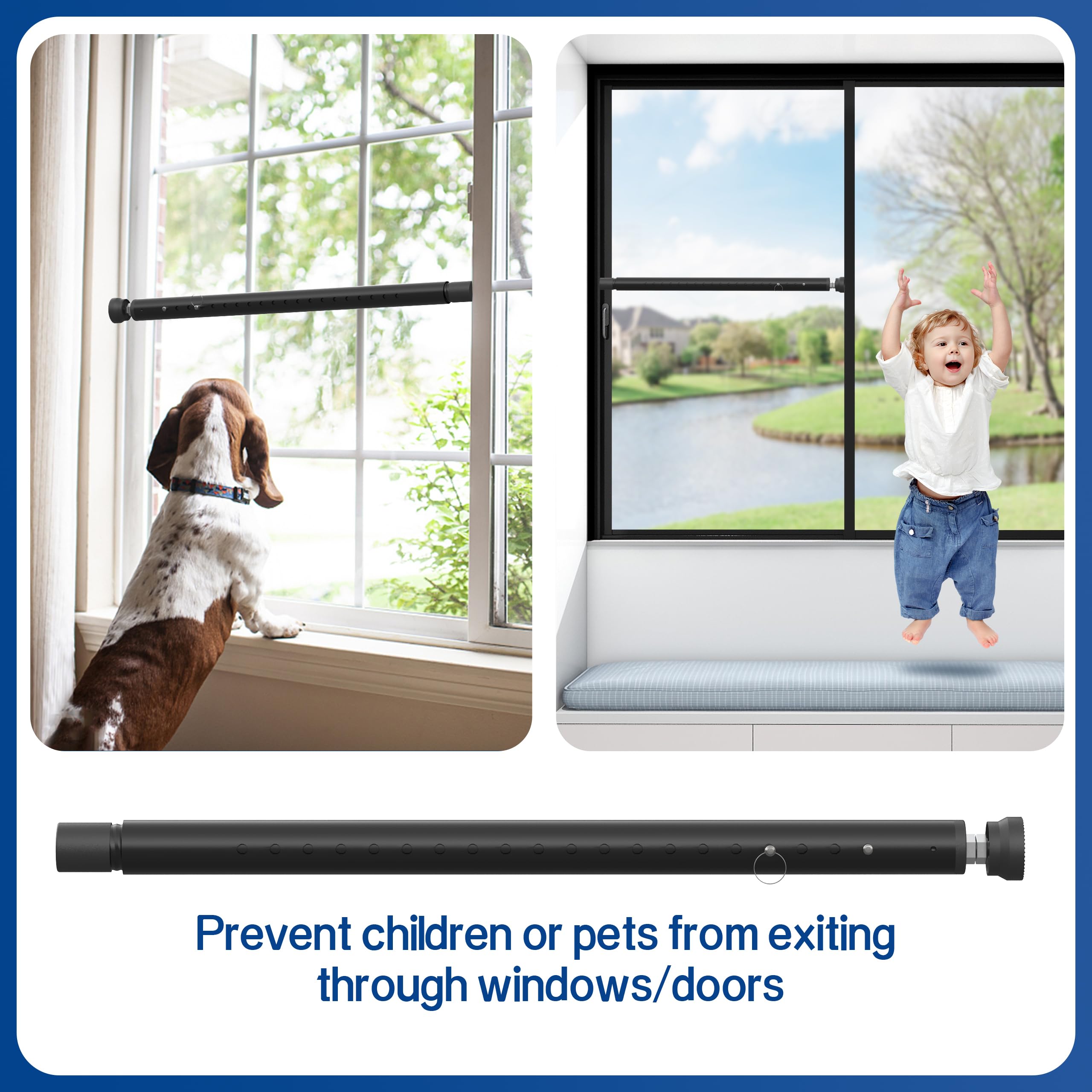 WooFog bar with rubber feet protecting sills and preventing scratches