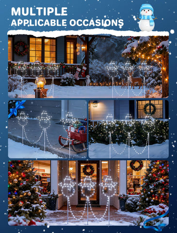 Woohaha Christmas yard lighting enhances outdoor spaces for celebrations