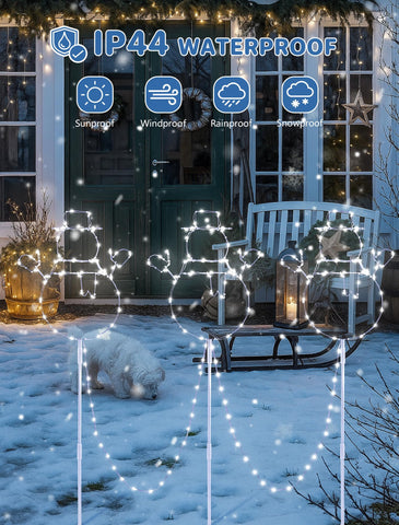Woohaha IP44 weatherproof LEDs withstand rain and wind for reliable outdoor use