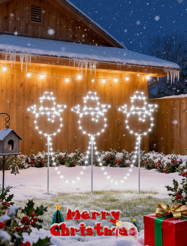 Woohaha three-pack outdoor lights line driveways, paths, and porches beautifully