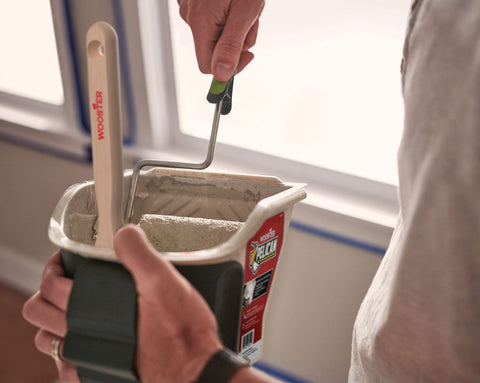 Durable polypropylene construction resists solvents and paint buildup for long-lasting performance.