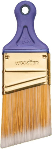 Wooster Q3211-2 compact handle enables tight-space control for clean lines.