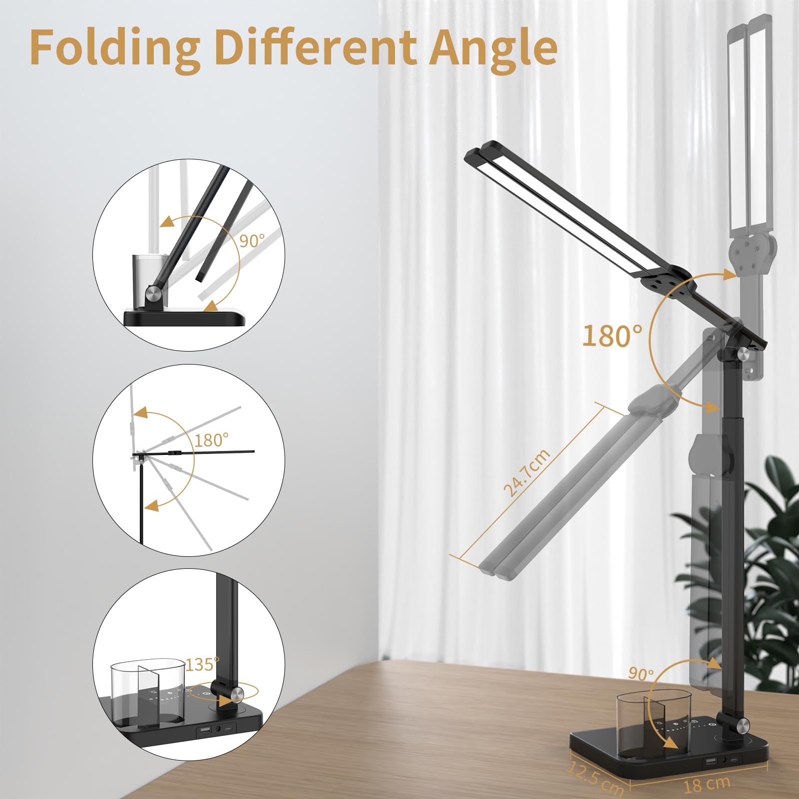 Woputne lamp offers touch control and memory for quick favorites.