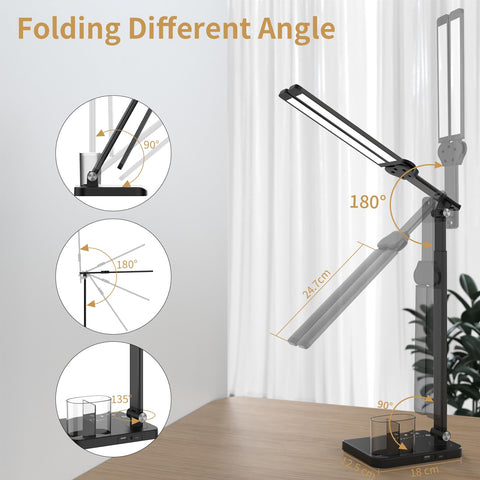 Woputne lamp offers touch control and memory for quick favorites.