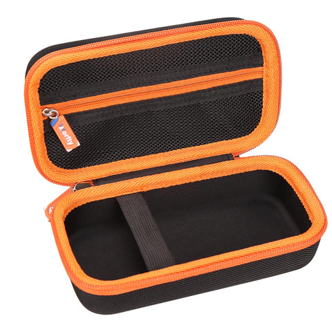 worfty hard multimeter case interior mesh pocket for accessories keeps cables tidy.