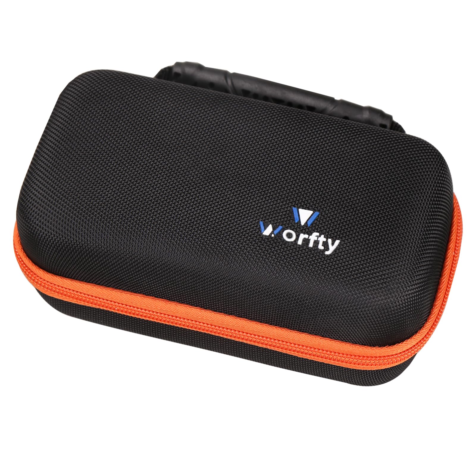 worfy hard multimeter case wide carry handle for comfortable transport.