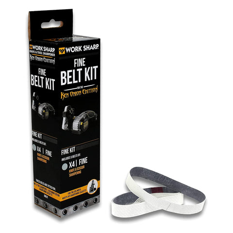 Work Sharp WSSAKO81120 belt kit front view for precise edge refinement
