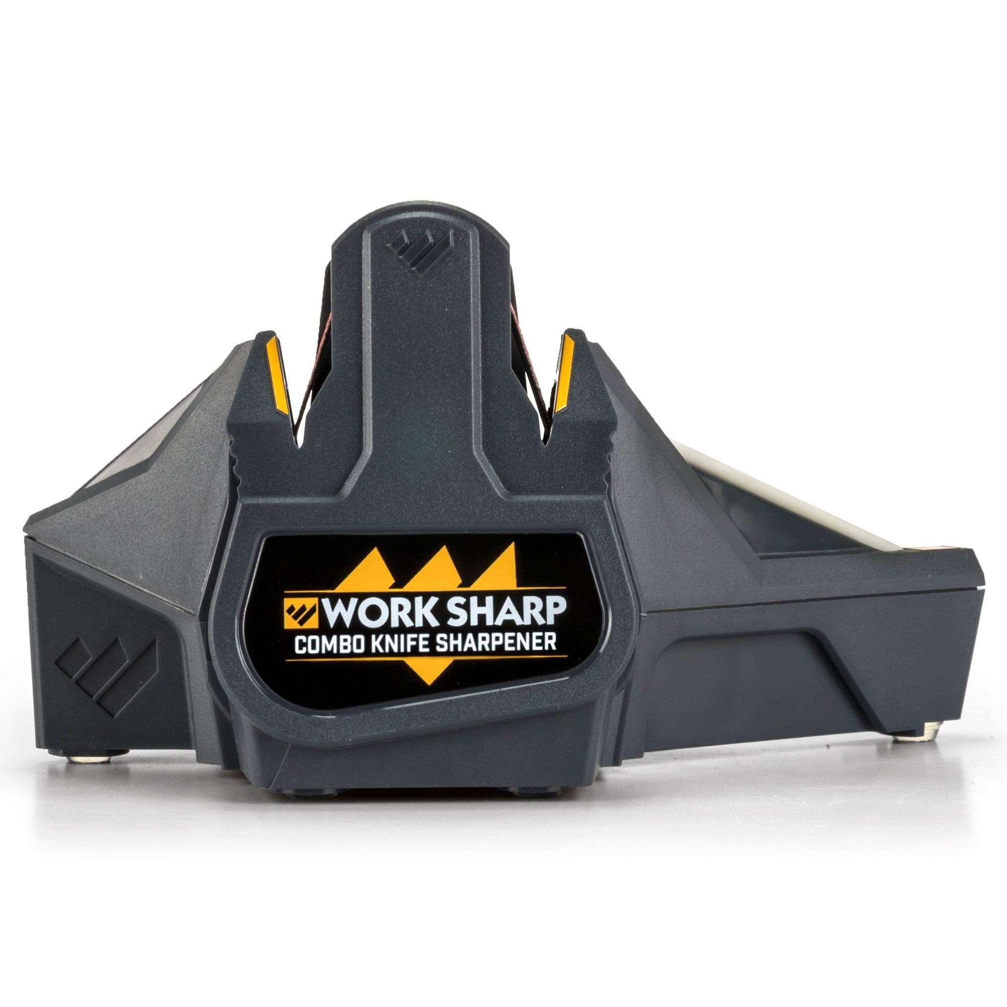 Work Sharp WSCMB belts and ceramic hone in action for cool cutting
