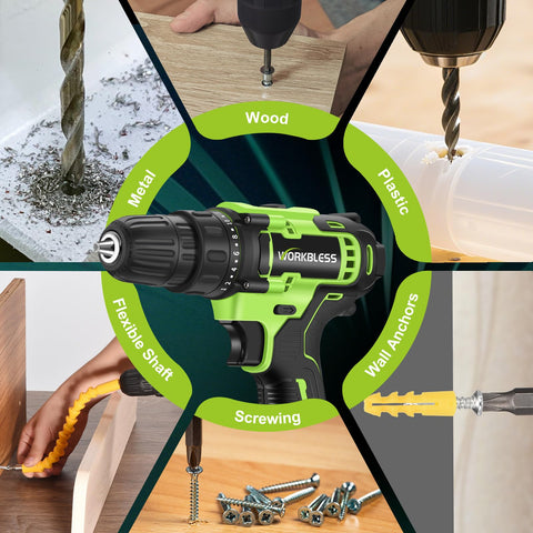 WorkBless 28-piece bit set for drilling and driving needs
