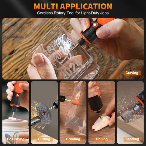 WorkBless long runtime feature for extended cordless sessions