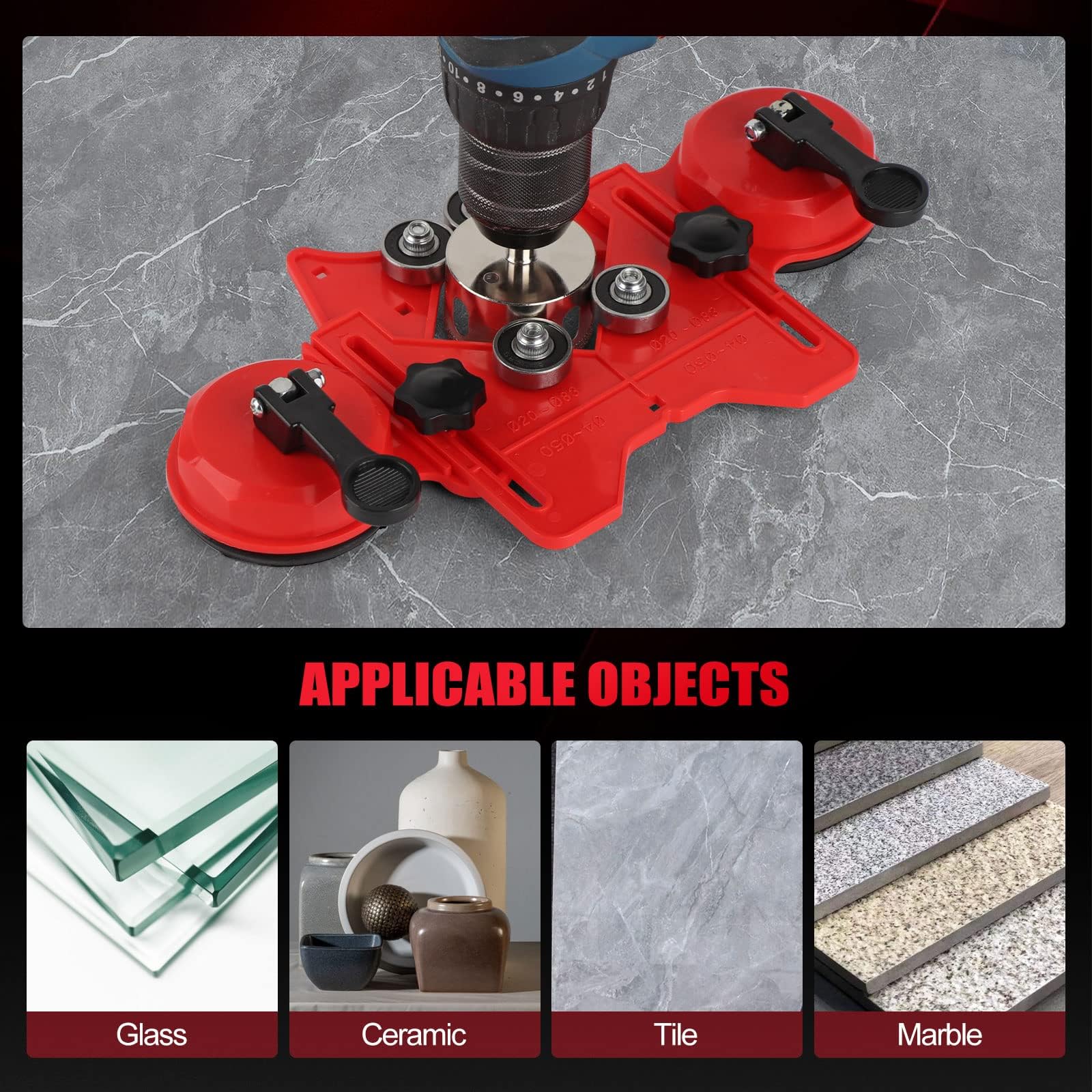 WORKEASE Ideal for drilling tiles, glass, marble, and porcelain projects.