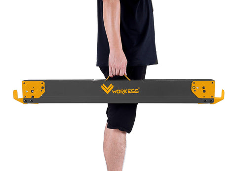 WORKESS Saw Horses easy-grip handle speeds setup and transport
