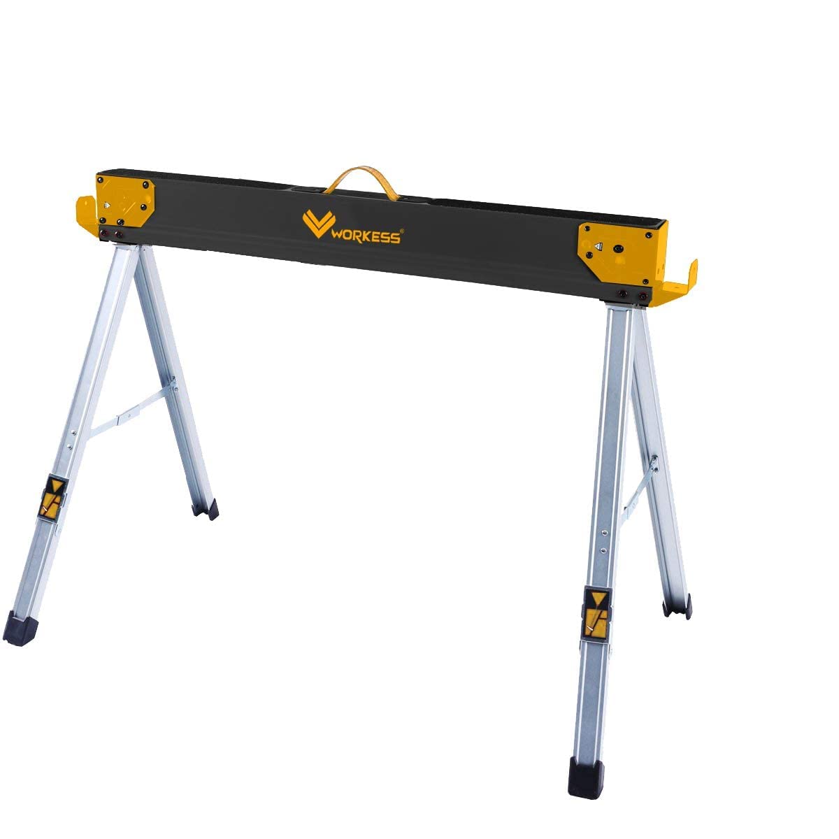 WORKESS Saw Horses fast-open legs save time on job sites
