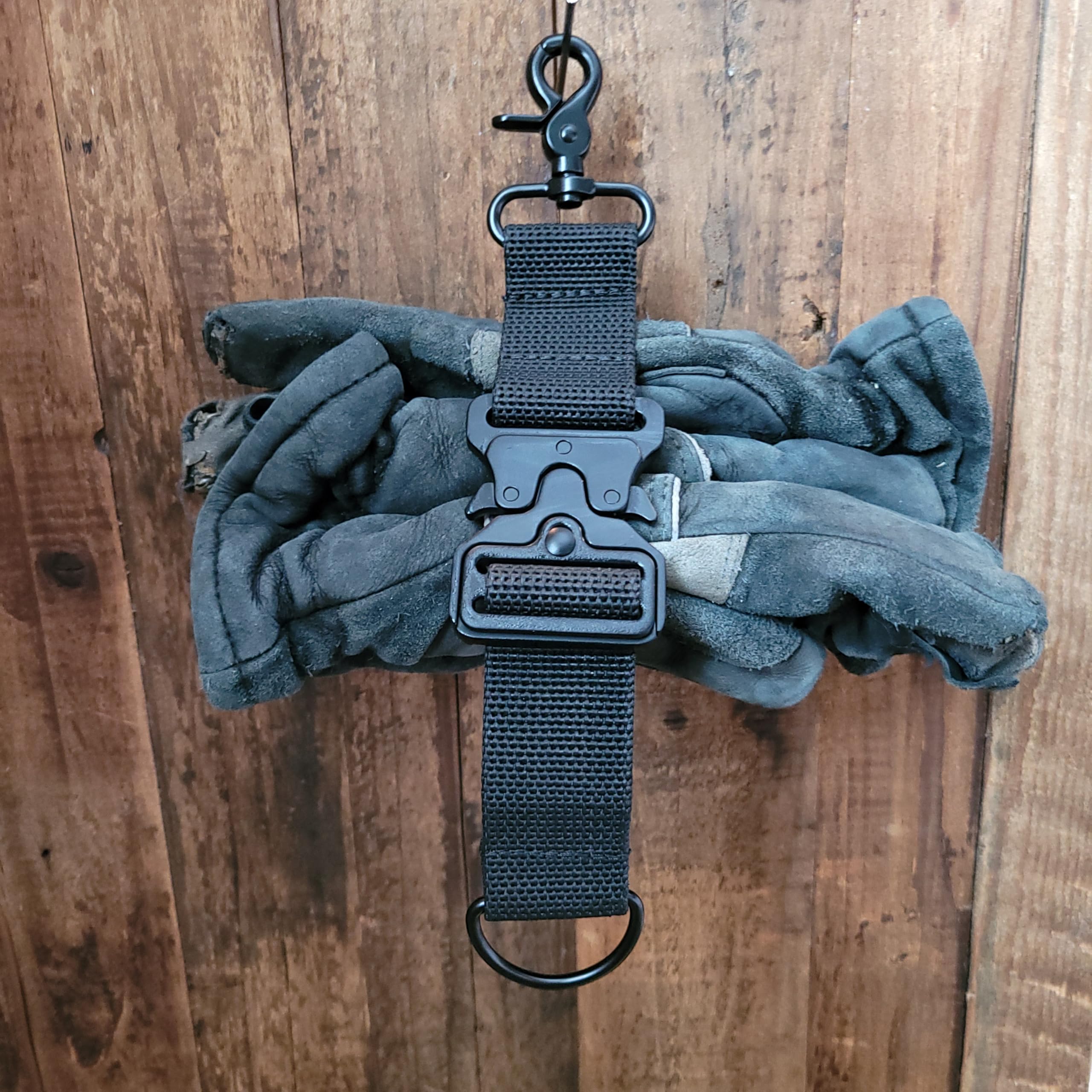 WorkingFire glove strap snap clasp anchors to gear for reliable hold.