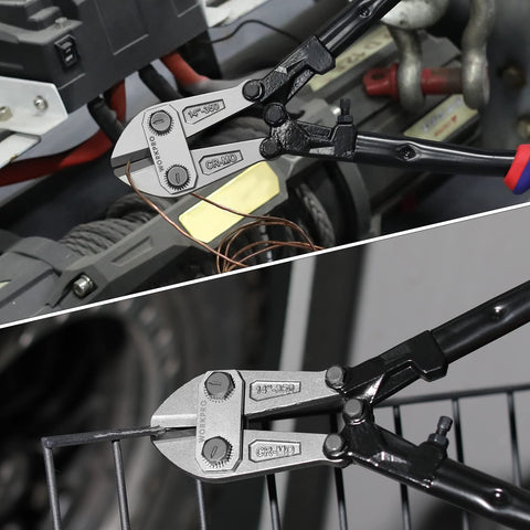 WORKPRO compound action demonstrates efficient force transfer to the blades.
