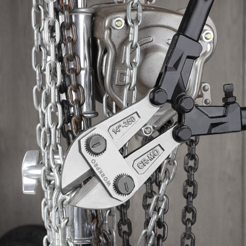 WORKPRO cutting rod in-use illustrates versatile metal cutting capability.