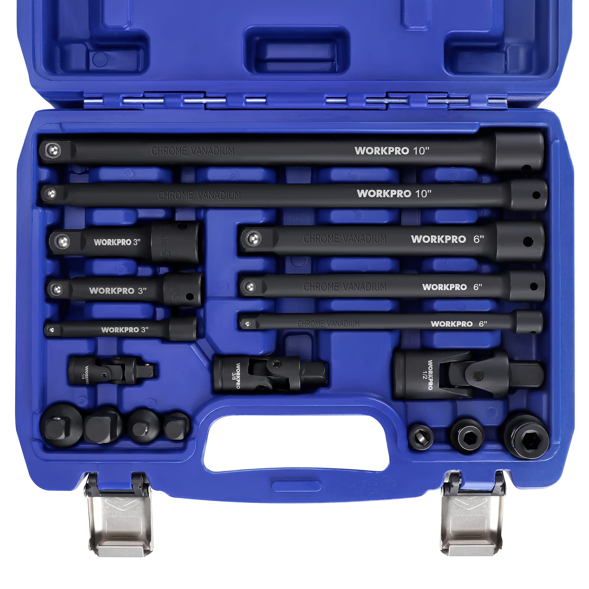 WorkPro 18-piece impact set—complete kit for versatile heavy-duty tasks