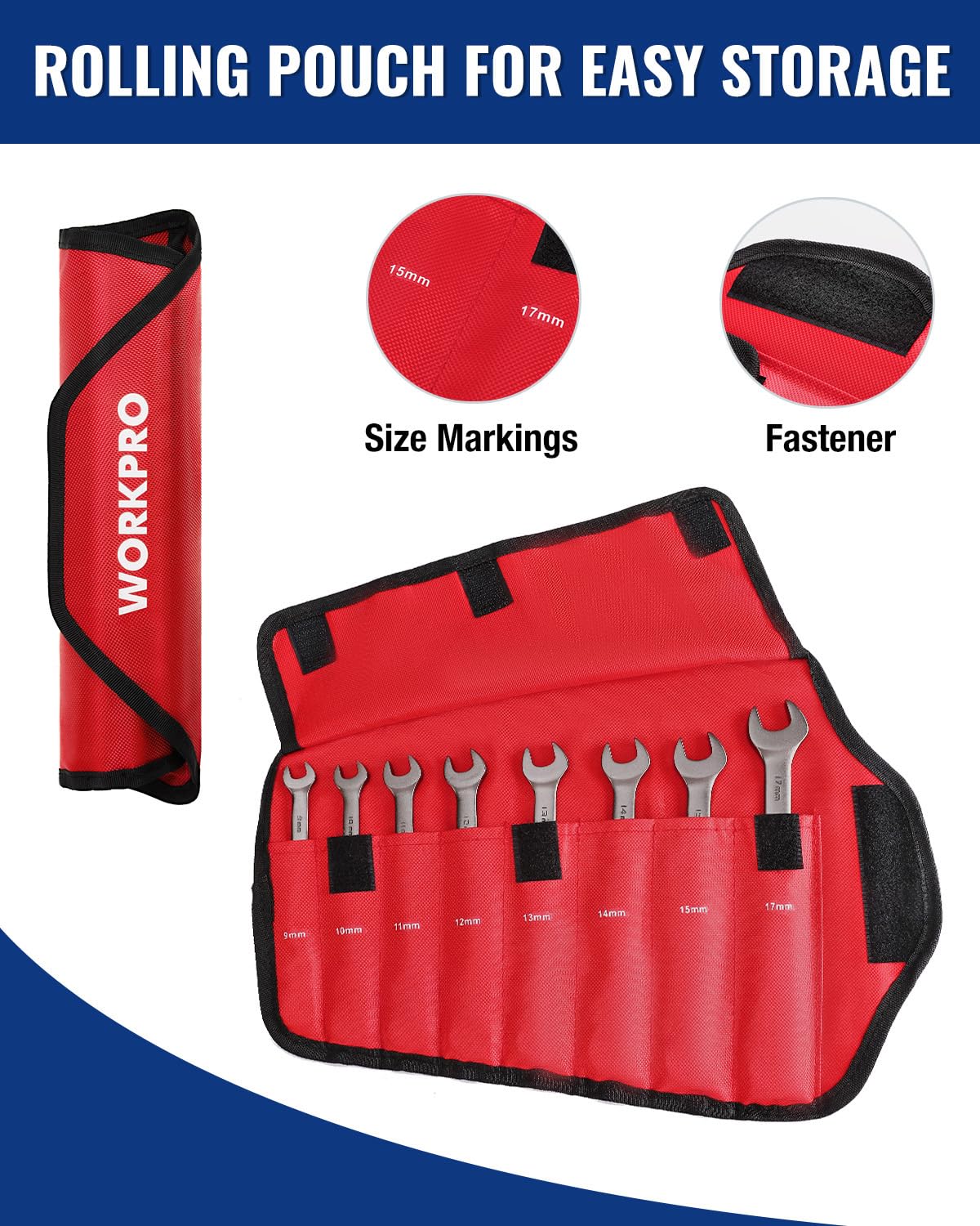WORKPRO 180-degree pivot helps reach awkward angles without repositioning