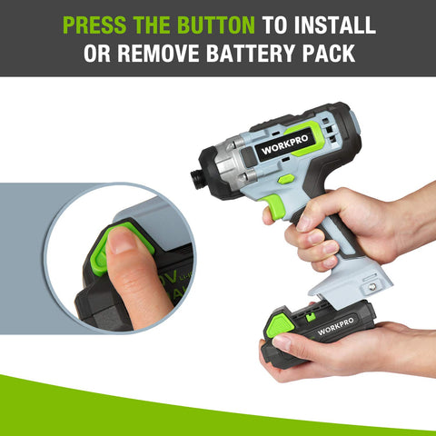 WORKPRO 0.95 lb weight supports easy handling.