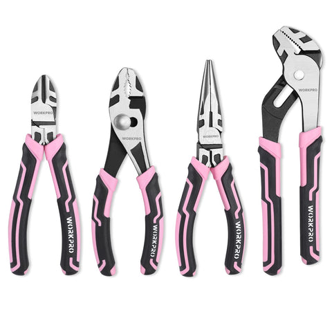 WORKPRO long-nose pliers showcasing precise gripping capability