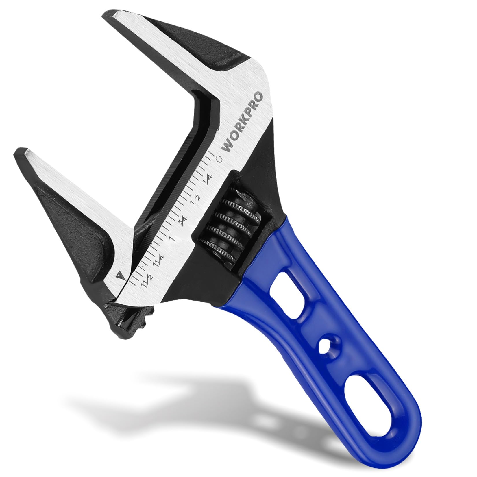 WORKPRO 6-Inch Stubby Wrench with wide jaw for tackling larger fasteners in tight spaces