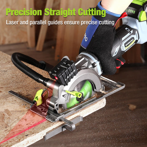 60T blade for wood and plastic cutting included in the kit