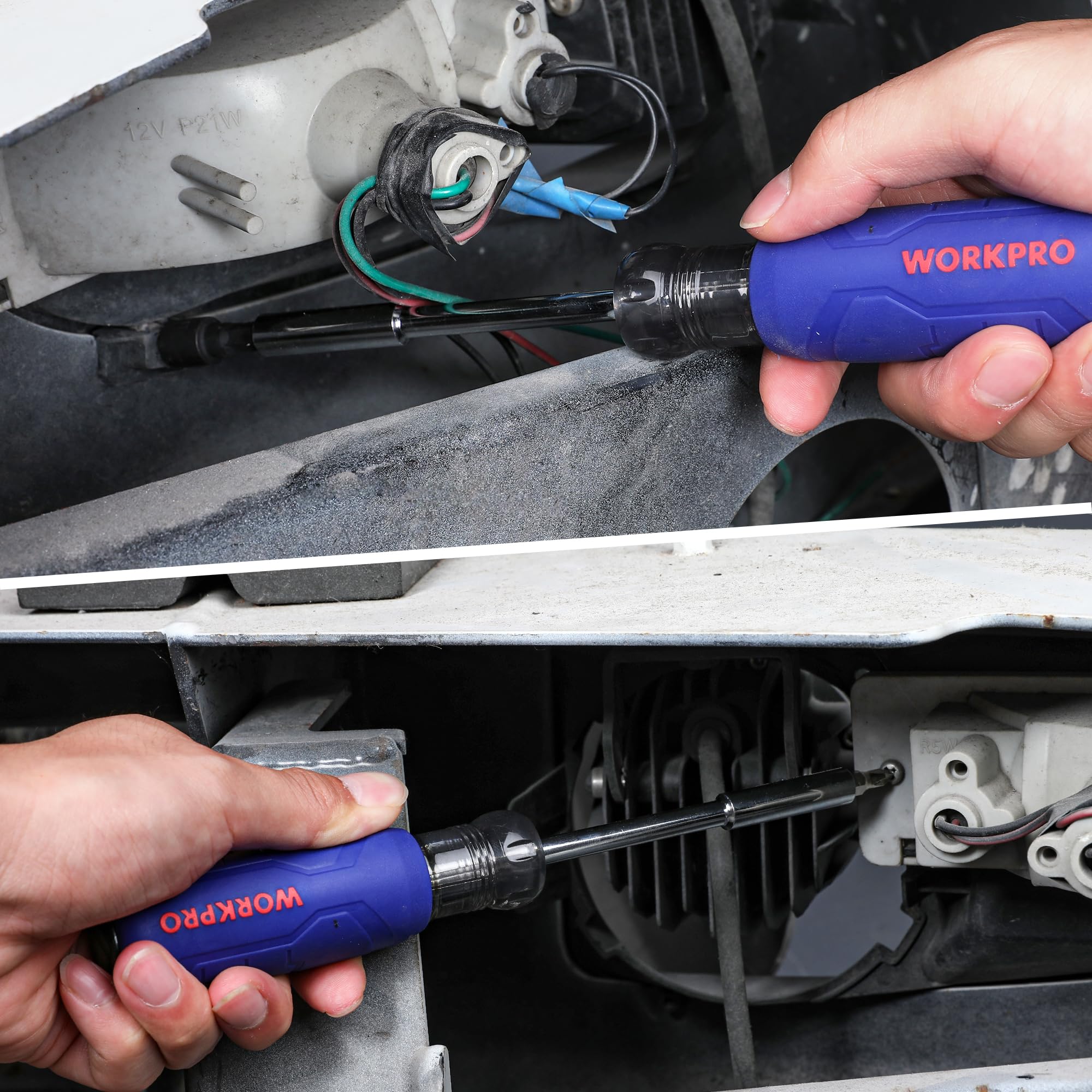 WORKPRO 61pc home improvement kit design suited for DIY tasks.