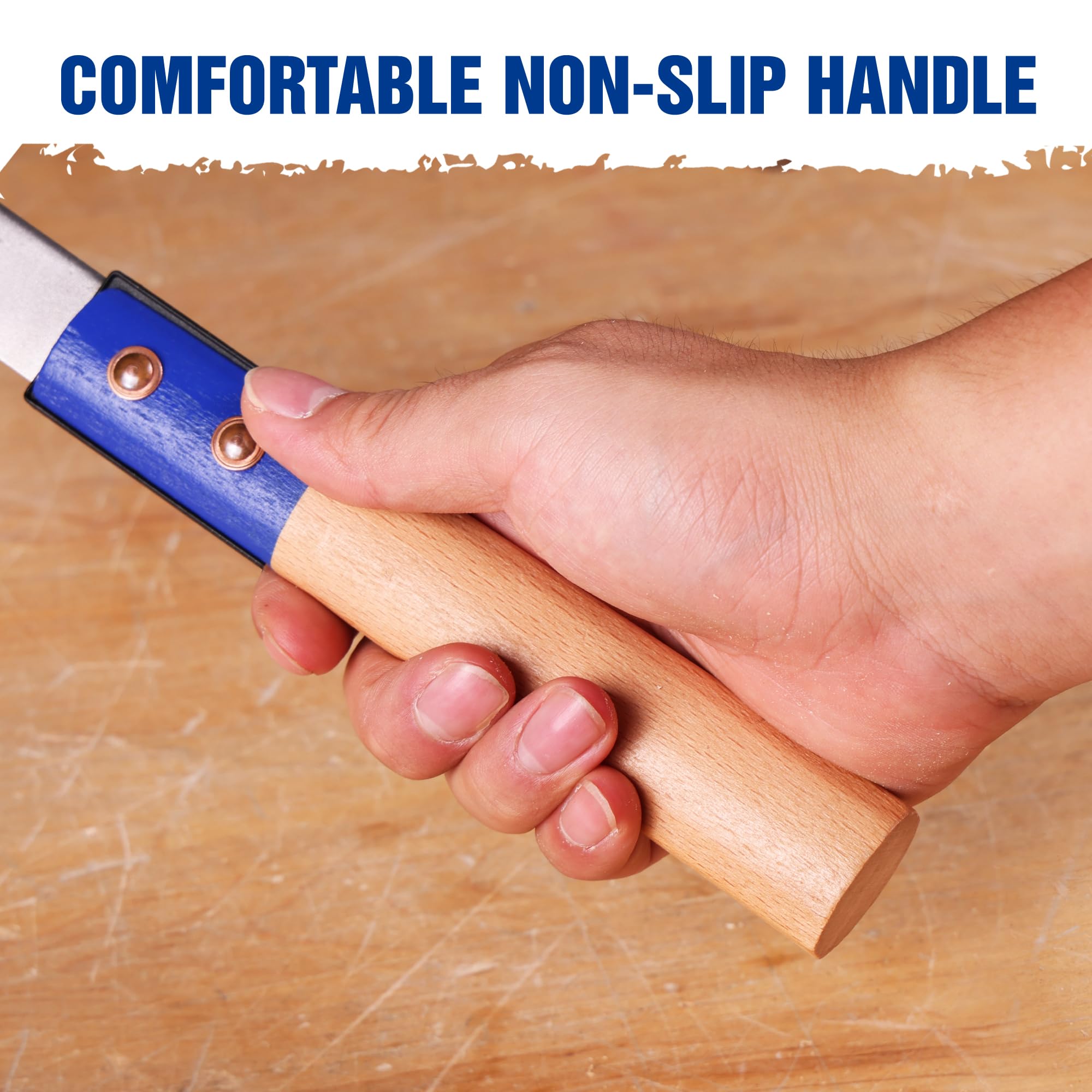 WORKPRO SK5 blade with gold coating resists rust and stays flexible
