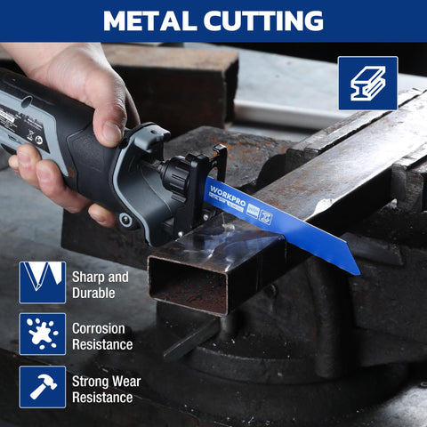 WORKPRO thick 6 inch metal blade 14 TPI for tougher metal