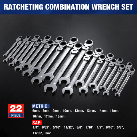 WORKPRO 72-tooth ratchet enables smooth engagement in tight spaces.