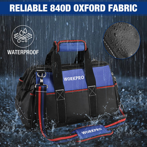 Rugged 840D polyester fabric enhances durability for daily use.