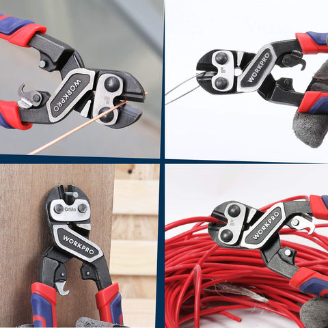 WORKPRO 8-inch bolt cutter security lock keeps tools safely stored