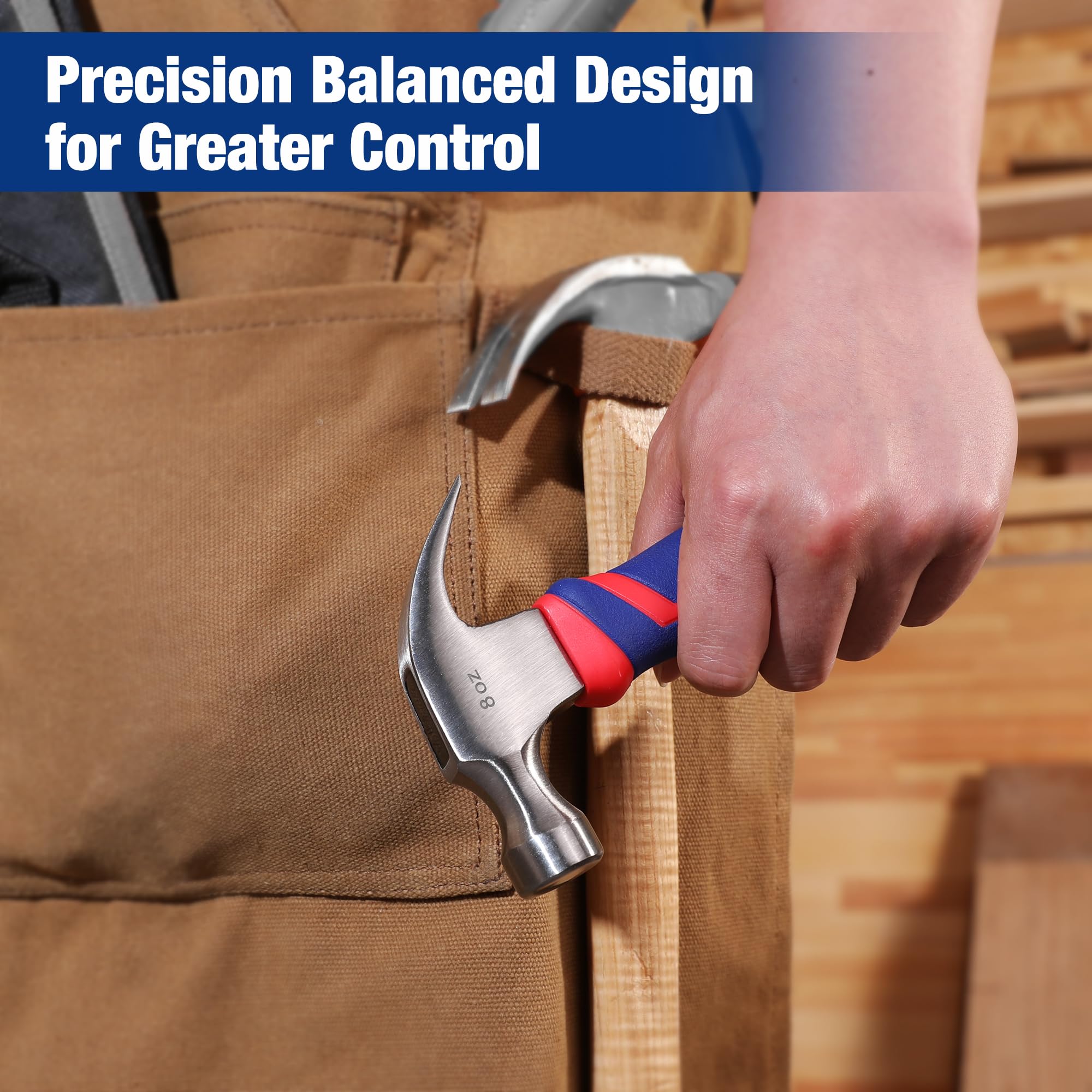 WORKPRO balanced design improves accuracy per strike during tasks
