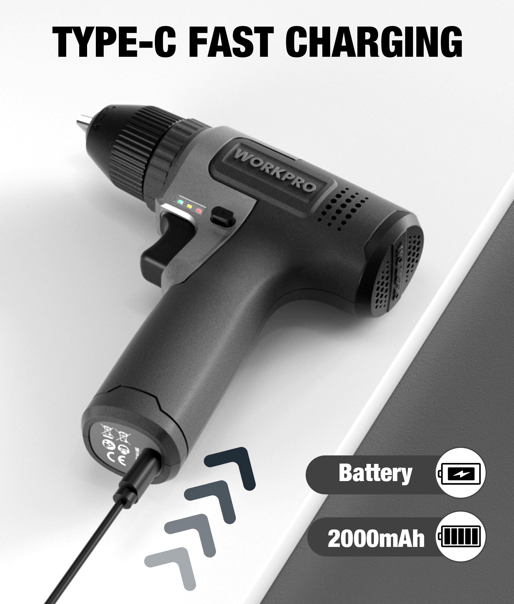 WORKPRO 8V drill supports DIY projects around the home