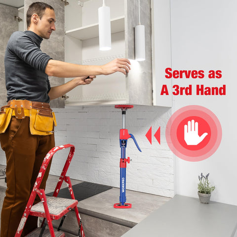 WORKPRO adjustable pole extends from 18.5 to 29.5 inches