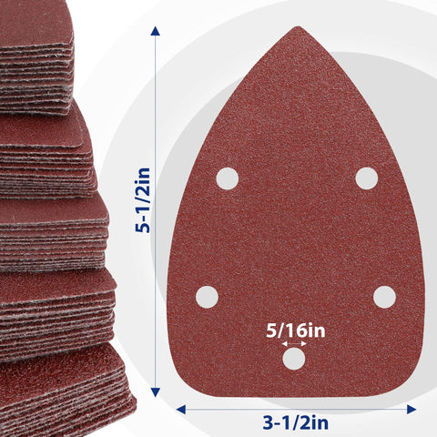 WORKPRO aluminium oxide sanding discs for long-lasting anti-clogging performance.